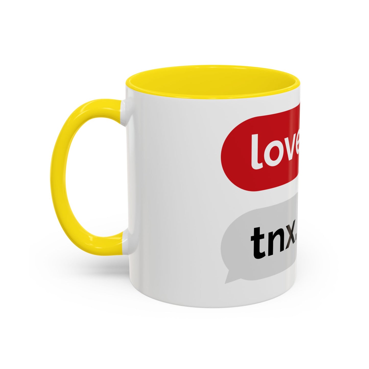 Love You Accent Coffee Mug