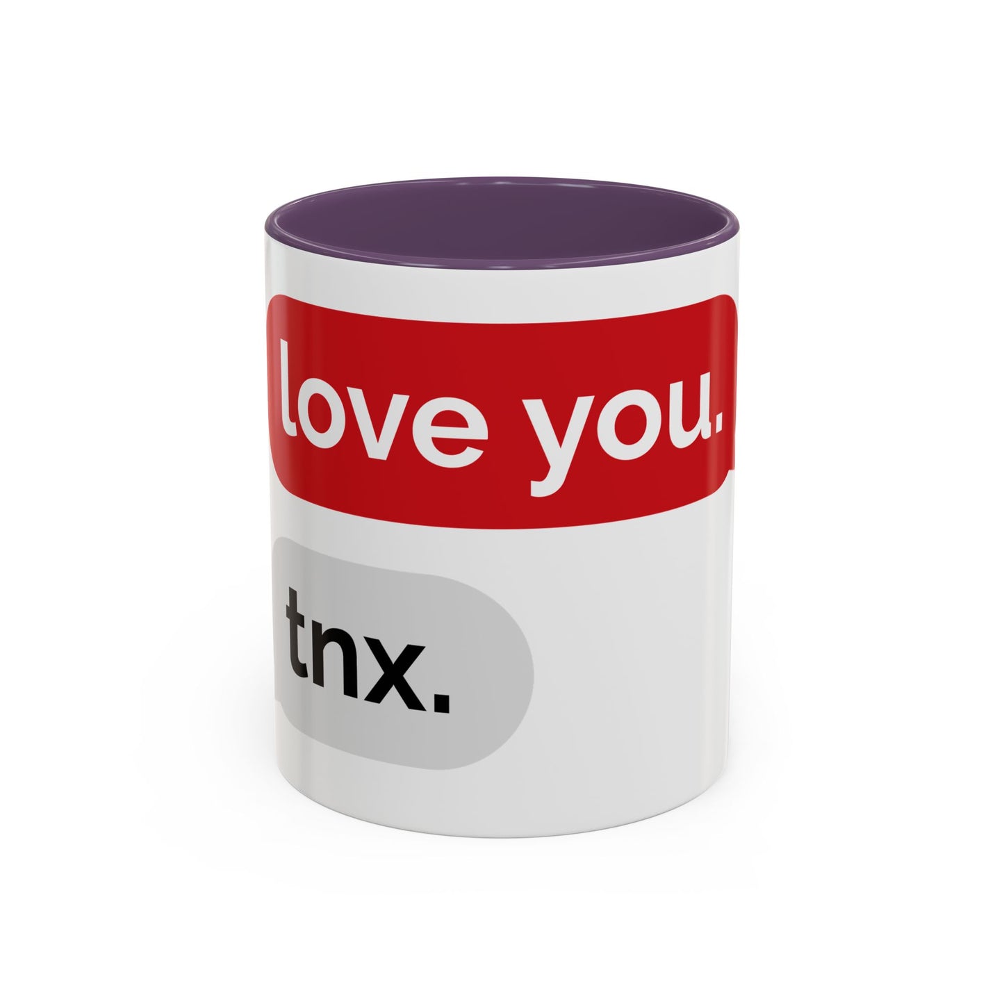 Love You Accent Coffee Mug