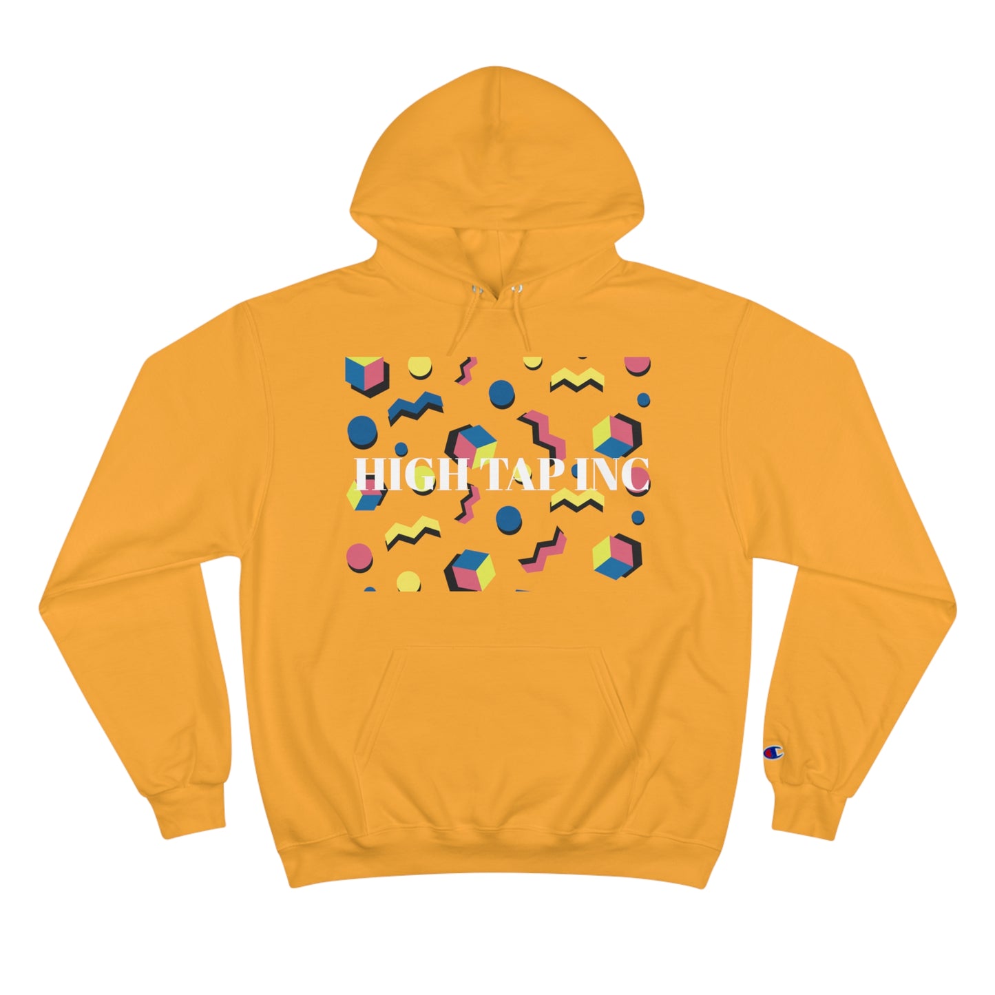 Vibrant Champion Hoodie - High Tap Inc, Colorful Streetwear