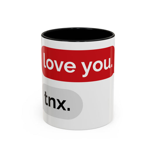 Love You Accent Coffee Mug