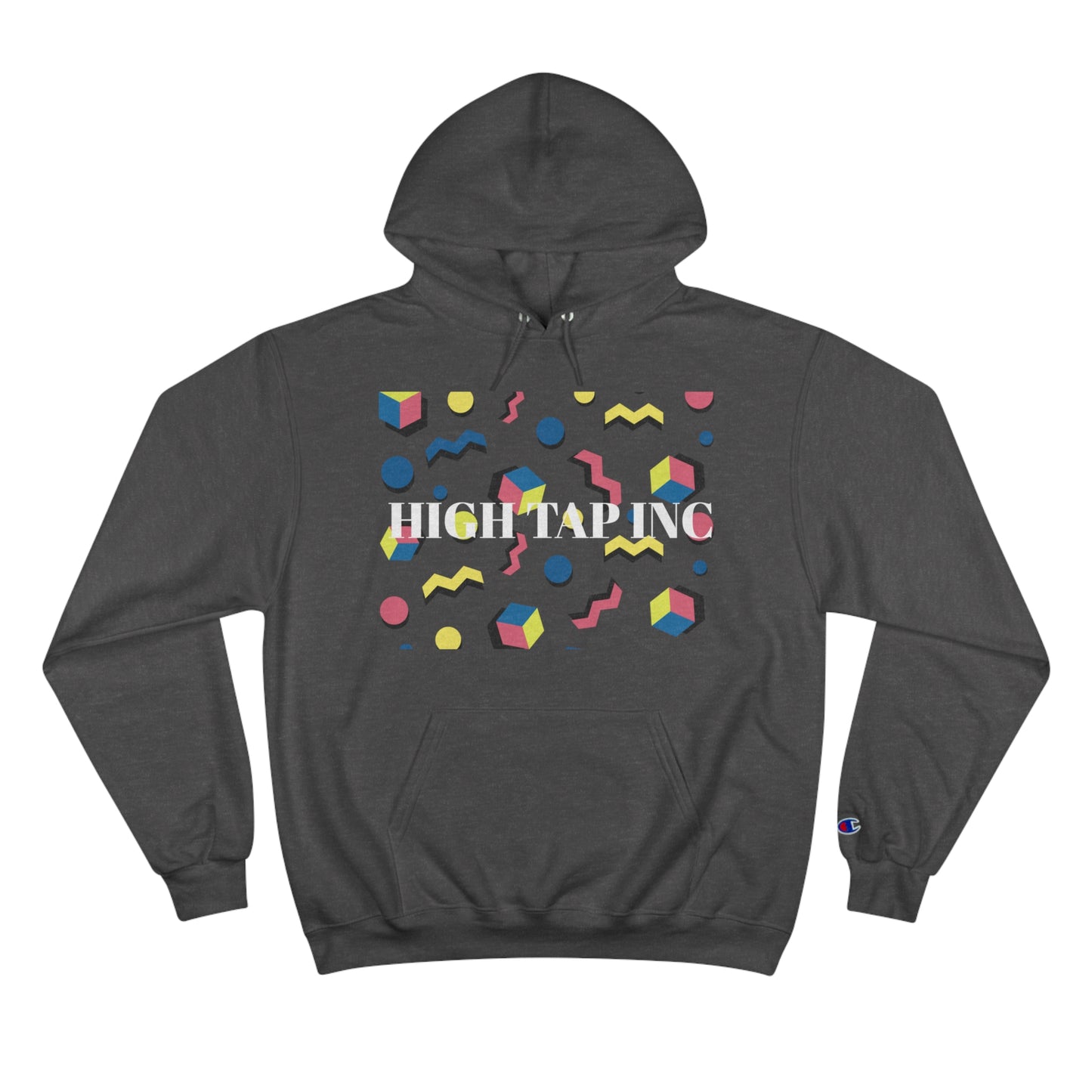 Vibrant Champion Hoodie - High Tap Inc, Colorful Streetwear