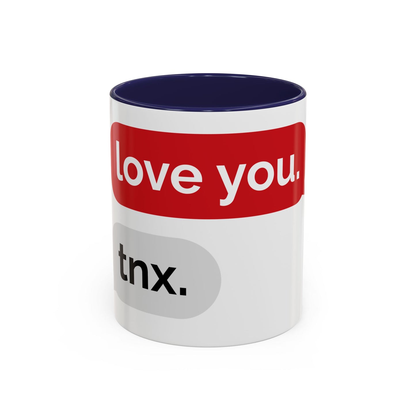 Love You Accent Coffee Mug