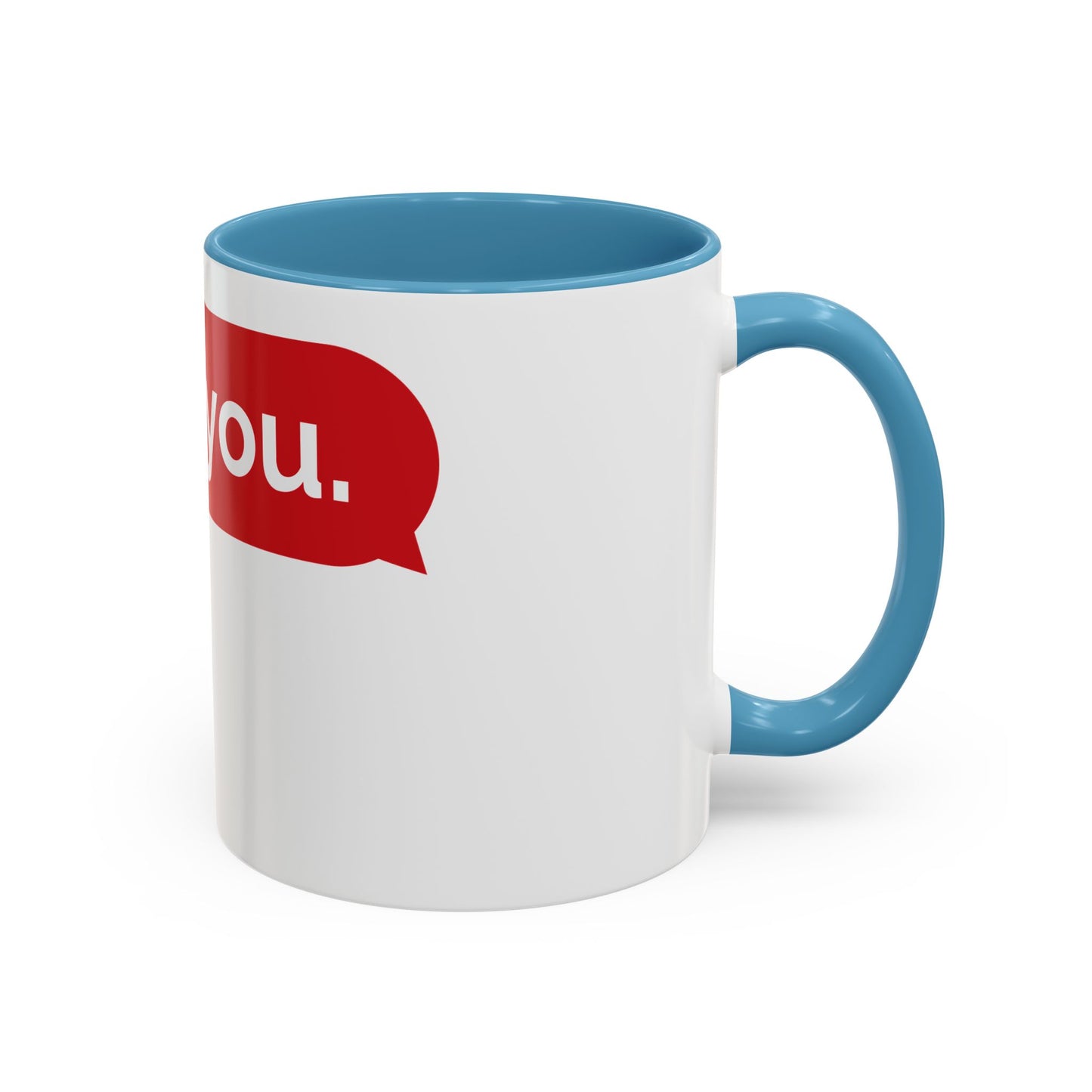 Love You Accent Coffee Mug