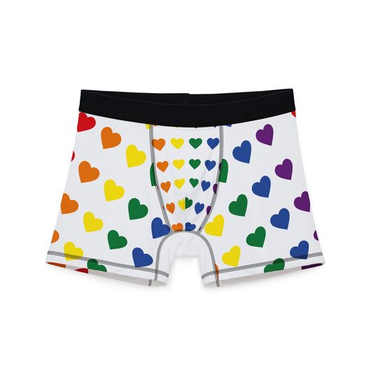 Colorful Hearts Men's Boxers