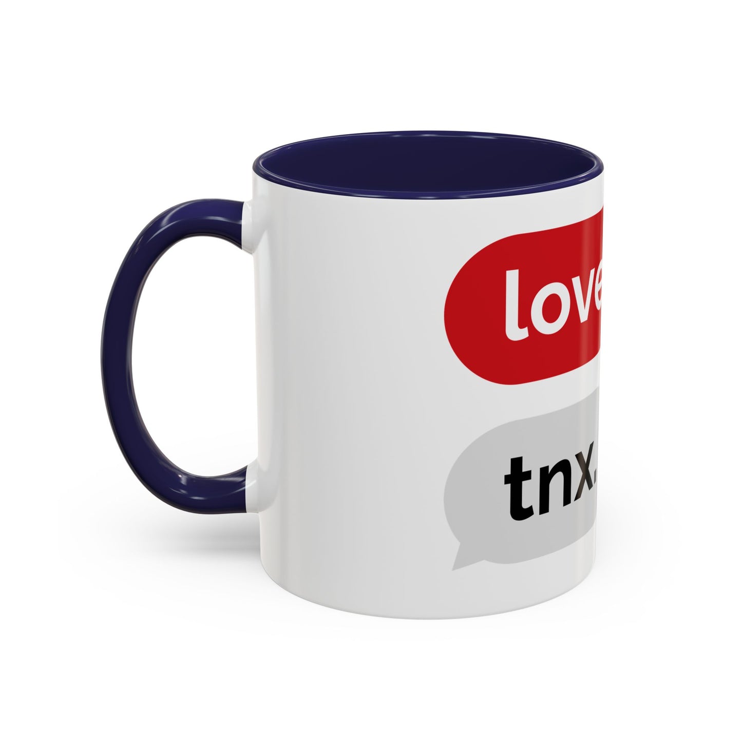 Love You Accent Coffee Mug