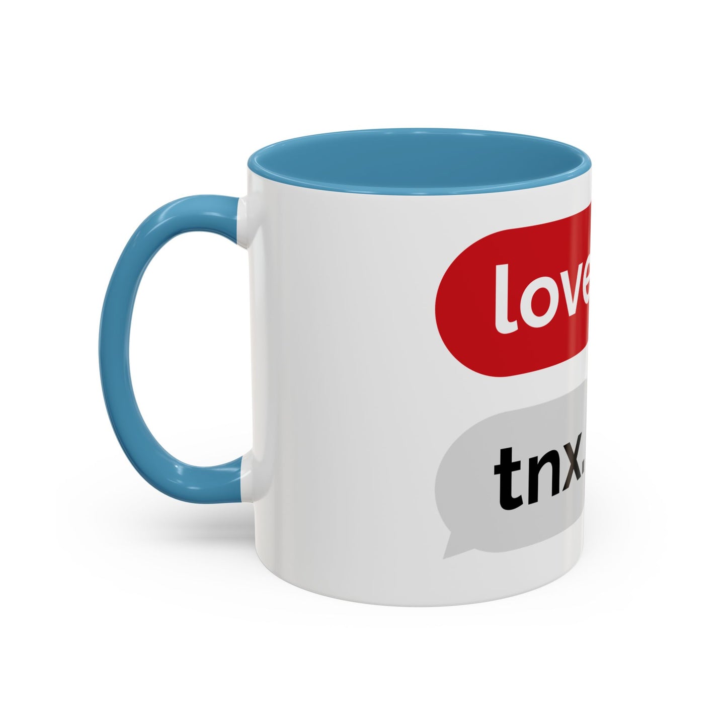 Love You Accent Coffee Mug