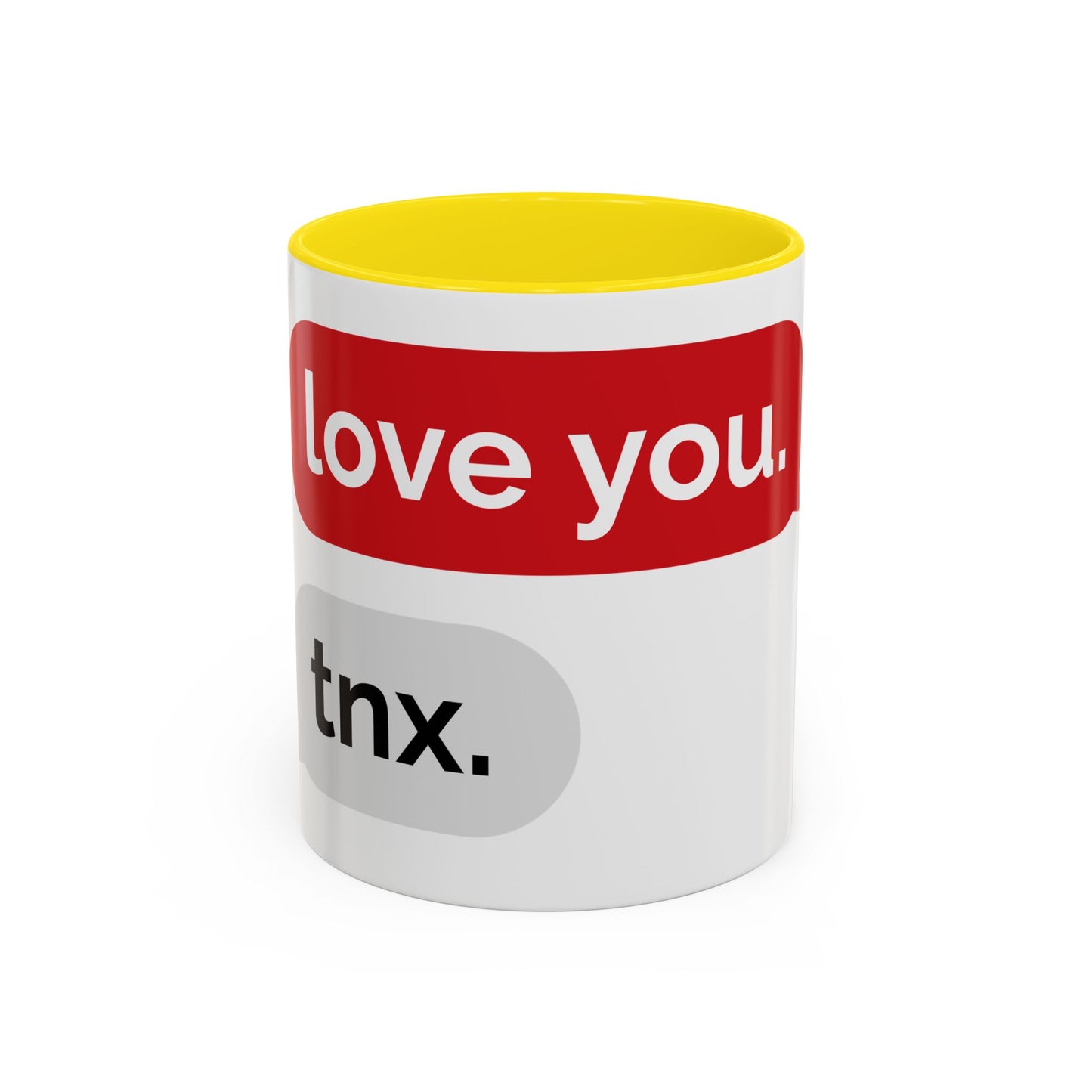 Love You Accent Coffee Mug