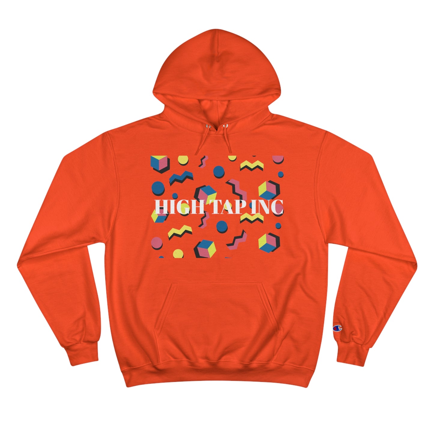 Vibrant Champion Hoodie - High Tap Inc, Colorful Streetwear