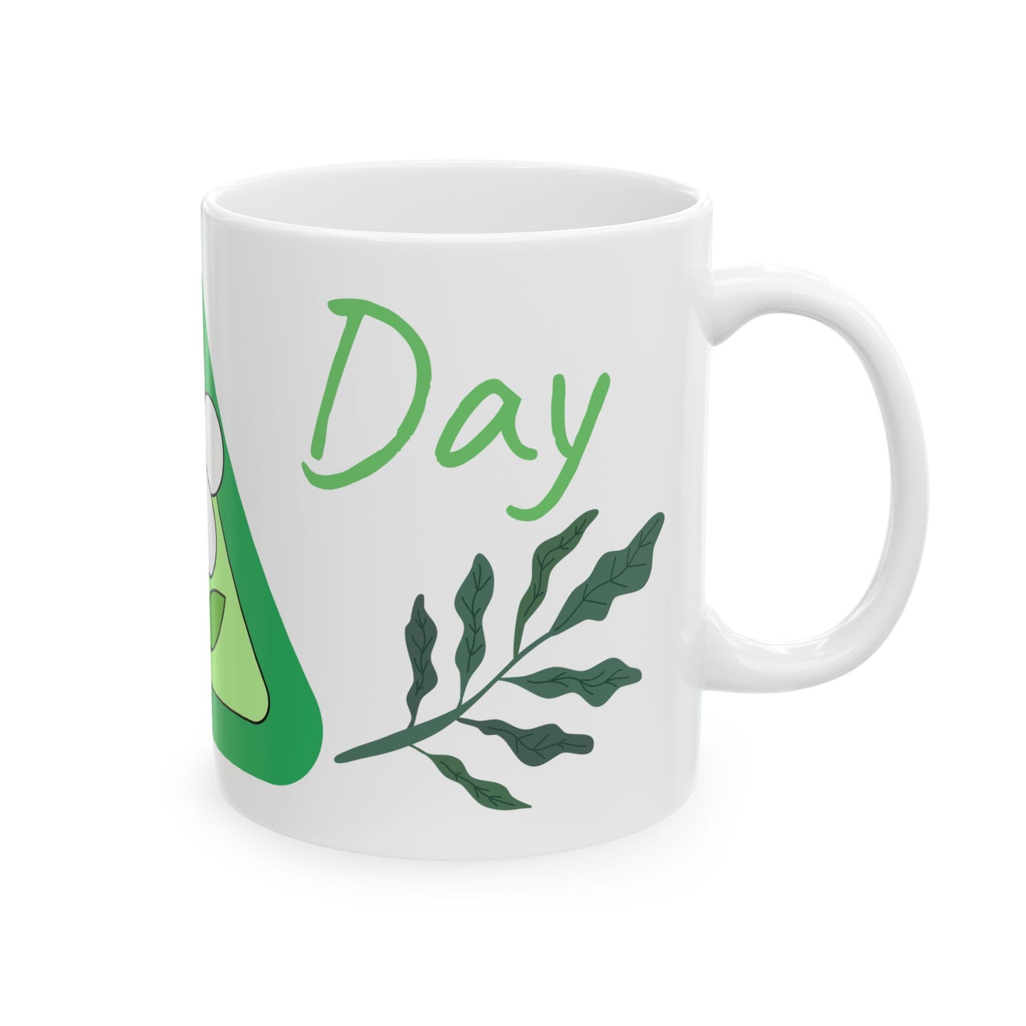 Eco-Friendly Ceramic Mug - Perfect for Earth Day Coffee Lovers