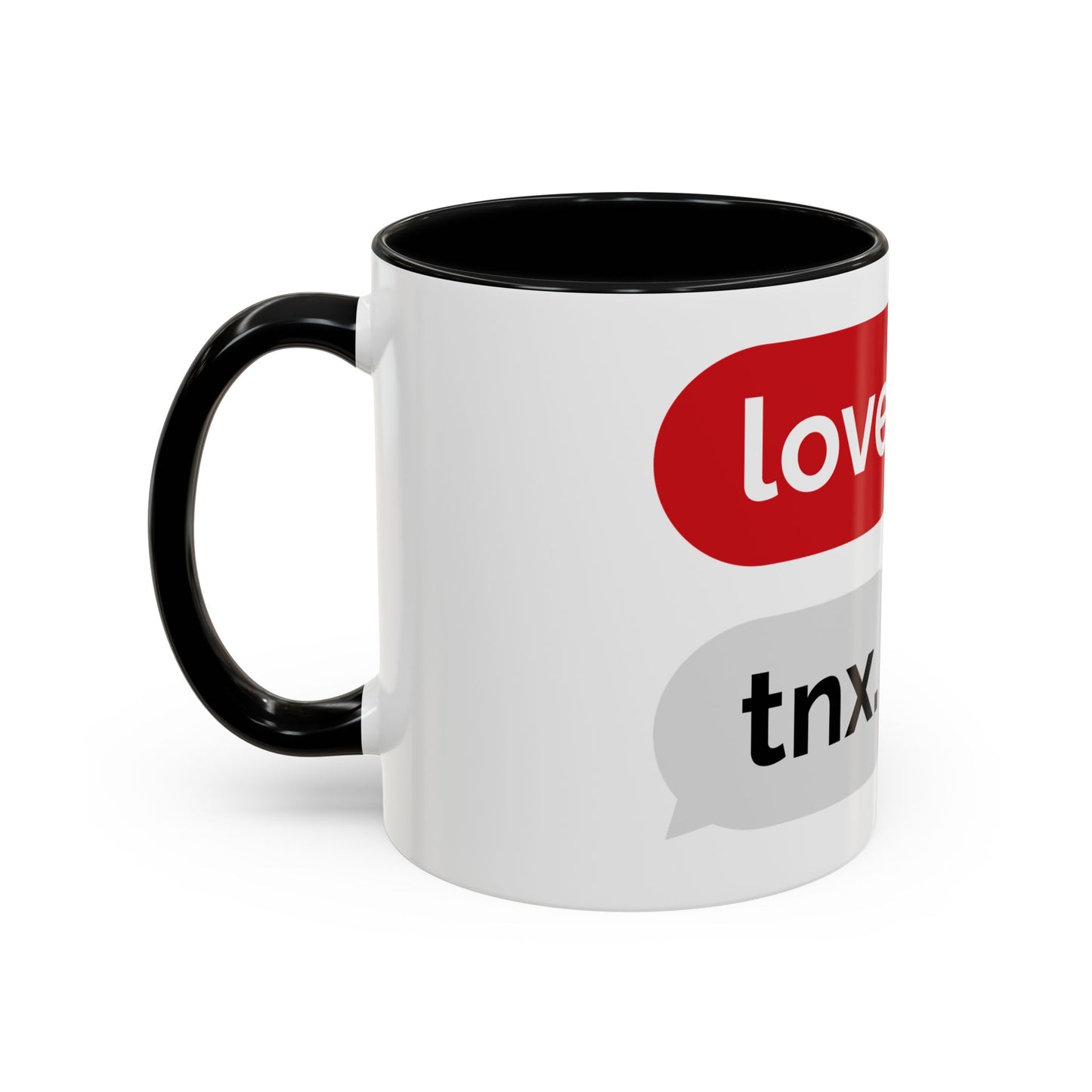 Love You Accent Coffee Mug